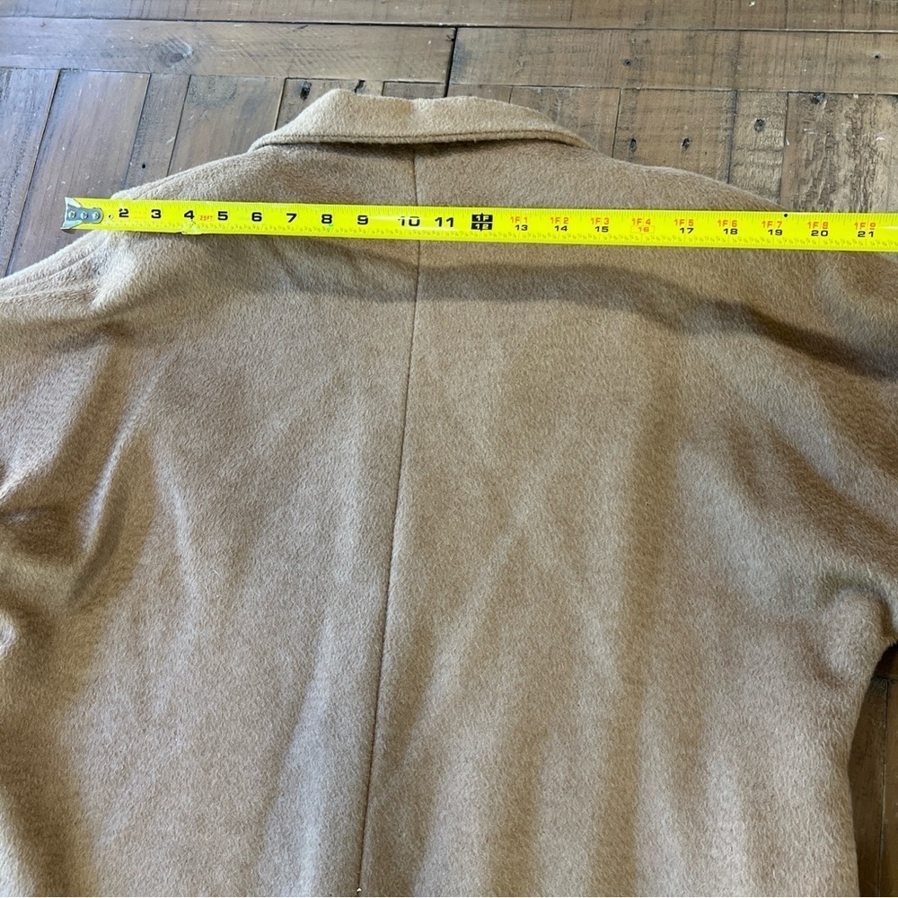 Eskandar Baby Camel Hair Button Front Trench Coat Size 0 US 4 Vintage England - Picture 13 of 13